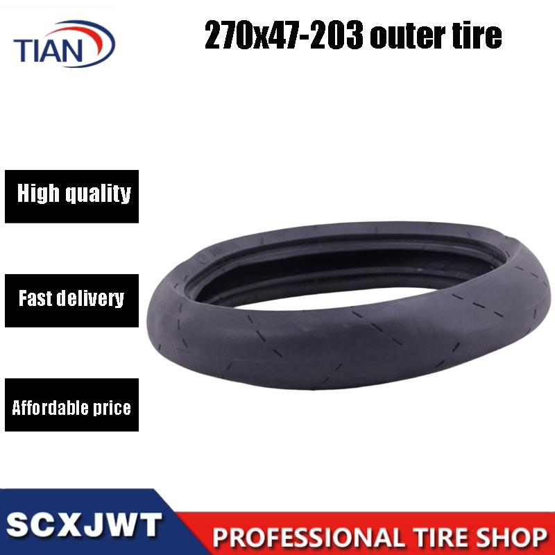 Scooter Tire - 270x47-203 kalınlaştırılmış ve aşınmaya dayanıklı lastik