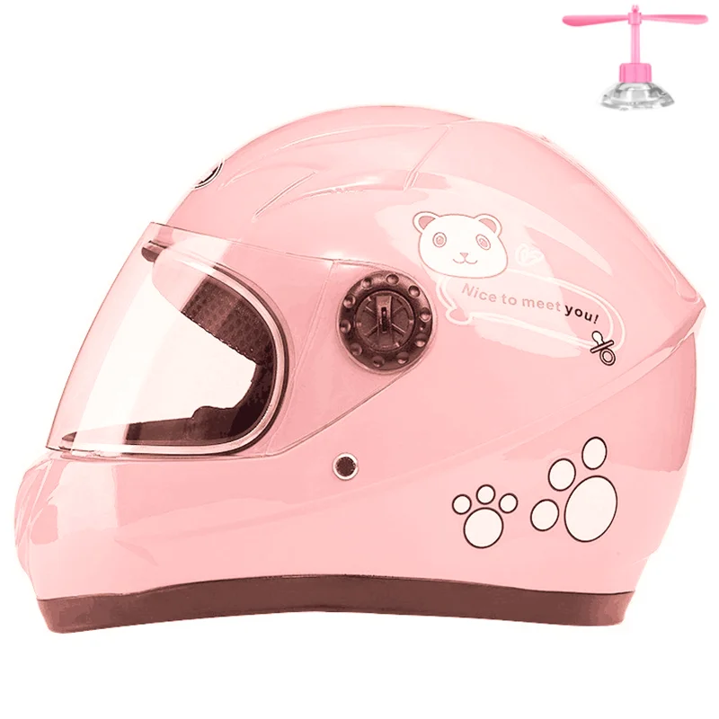 Scooter Helmet Set - Çocuk motosikleti kaskı 3-9 yaşında tam