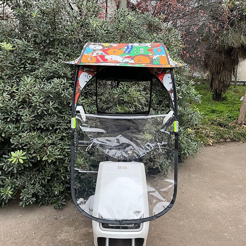 Electric Scooter Rain Cover - Yeni Elektrikli Scooter Yağmur Güneşlik Tentesi
