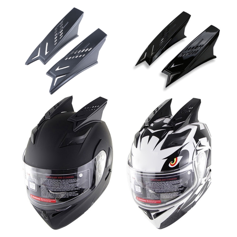 Scooter Helmet Set - 2x Scootor Kir Bisiklet Kaskı Boynuz