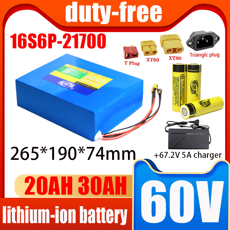 60V 30Ah 21700 Battery Pack - % 100 Yeni 60V 21700 lityum