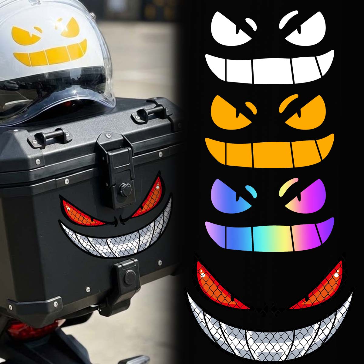 JDM Demon Eyes Gengar Yansıtıc - Scooter Helmet Set incelemesi ve fiyatı