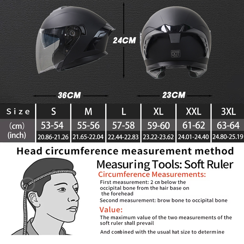 715 Motosiklet Açık Yüz Kaskı  - Scooter Helmet Set incelemesi ve fiyatı