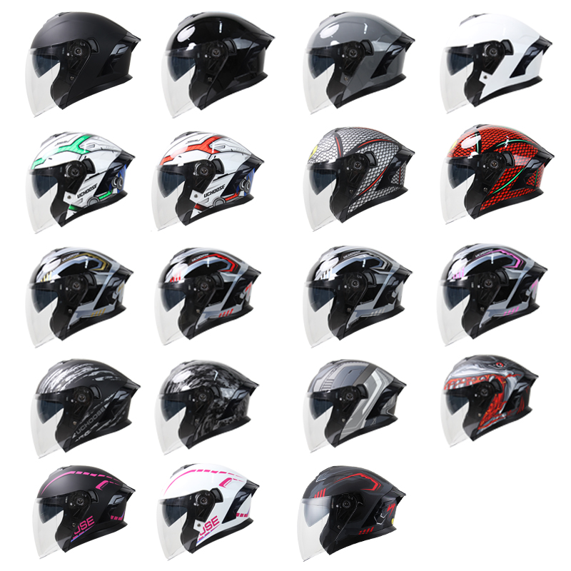 715 Motosiklet Açık Yüz Kaskı  - Scooter Helmet Set incelemesi ve fiyatı