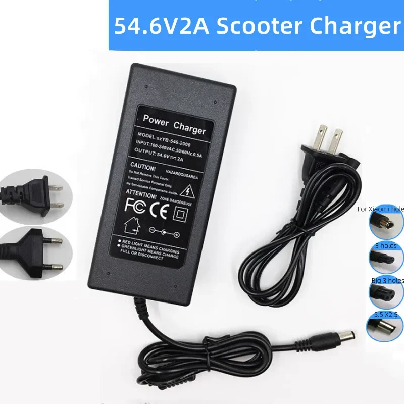 54.6V 2A lityum pil şarj cihaz - Electric Scooter Charger incelemesi ve fiyatı