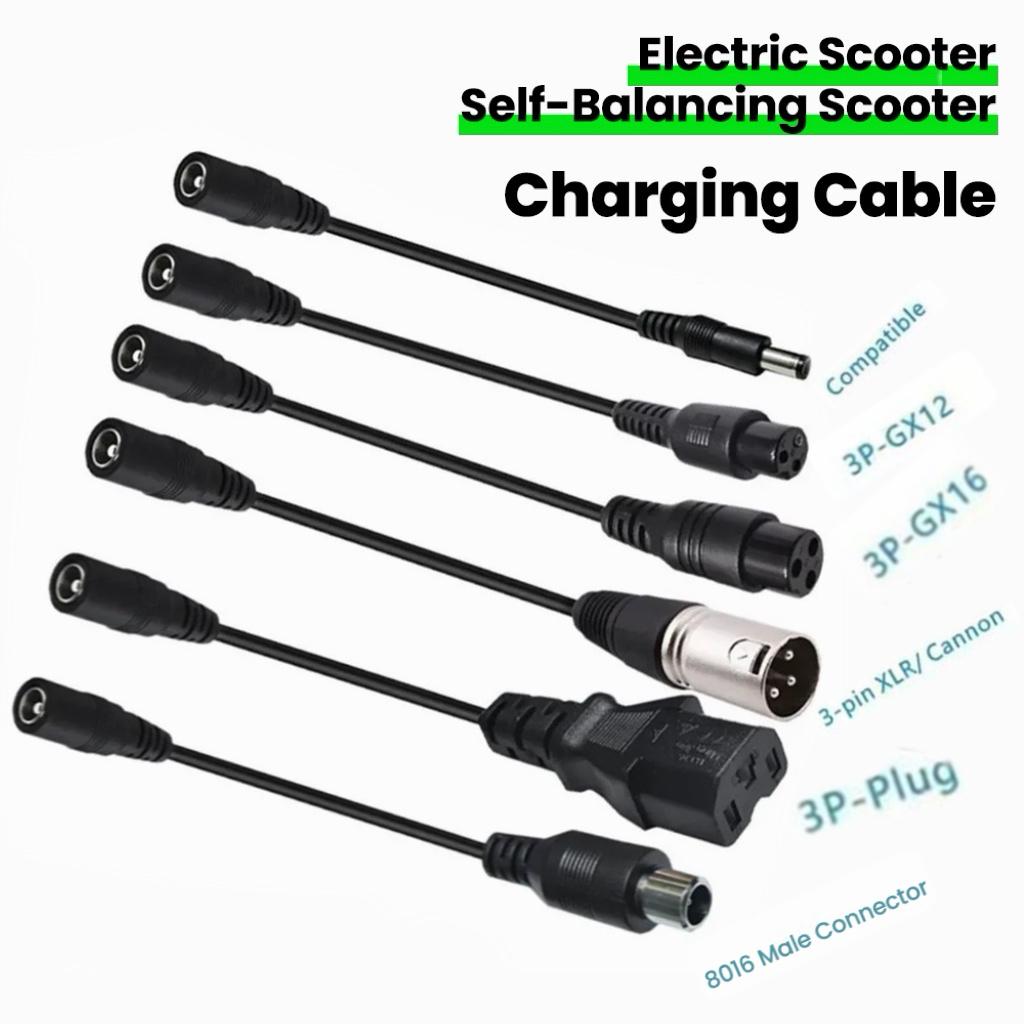 DC5.5MM M12/M16/8016/5525/3Pin - Electric Scooter Charger incelemesi ve fiyatı
