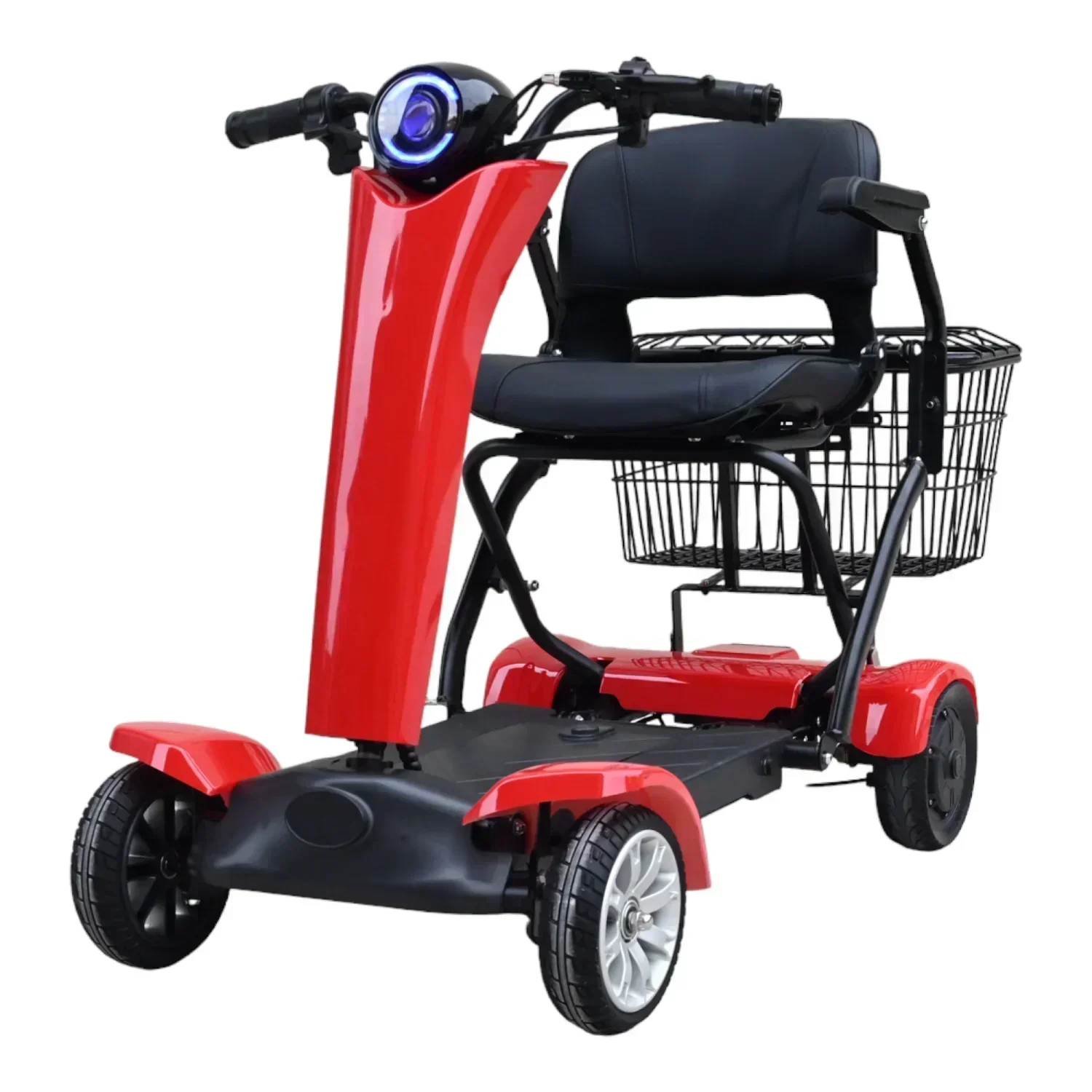 YENI 4 tekerlekli Otomatik Kat - Folding Electric Scooter incelemesi ve fiyatı