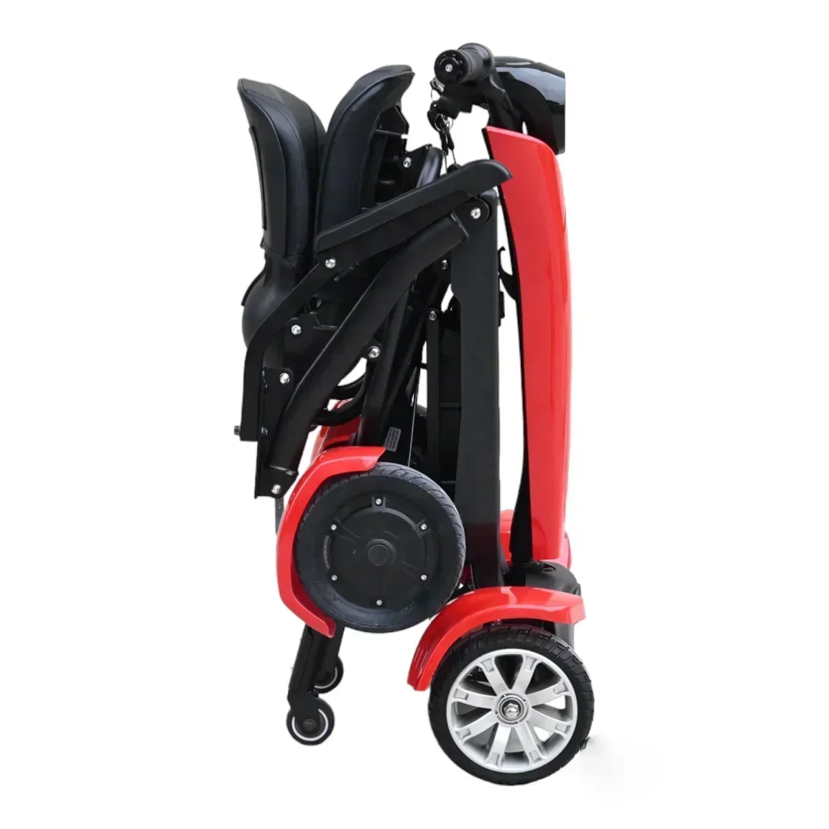 YENI 4 tekerlekli Otomatik Kat - Folding Electric Scooter incelemesi ve fiyatı